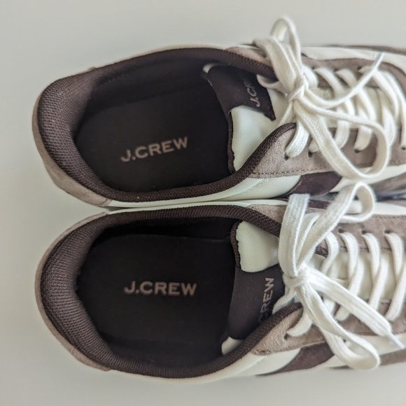JCrew Trainers Color Block Tan & Brown - Picture 4 of 7